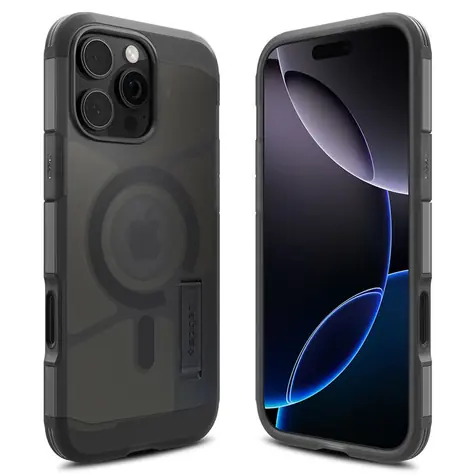 Spigen Tough Armor T MagSafe ochranný kryt pro Apple iPhone 16 Pro frost black