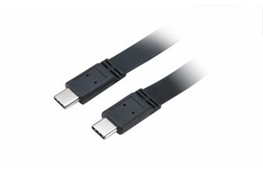 AKASA USB-C 3.1 Gen2 (M) - USB-C 3.1 Gen2 (M) 1m černá / Slim / 10Gbps 