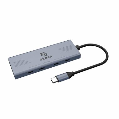 AKASA USB Hub / 4x USB-C 3.2 Gen2 / 10Gbps