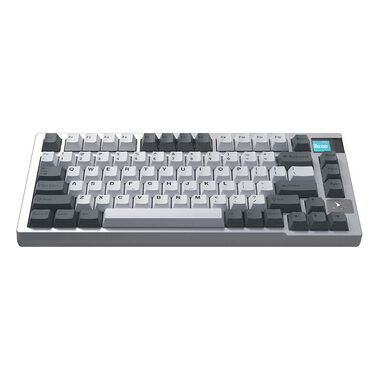 Rozbaleno - Darmoshark K8 bílá / Herní bezdrátová klávesnice / mechanická / USB / BT / 2.4G  / rozbaleno