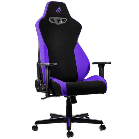 Nitro Concepts S300 Nebula Purple fialová / Herní židle / látka / nastavitelná / pojezdová kolečka / nosnost 135 kg 