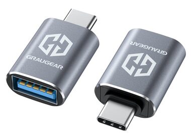 Graugear Adaptér USB-C (M) - USB-A (F) hliník 