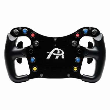 Ascher Racing F28-SC V2 / Závodní volant / 28.5cm / 2 pádla / 18 ovládacích prvků