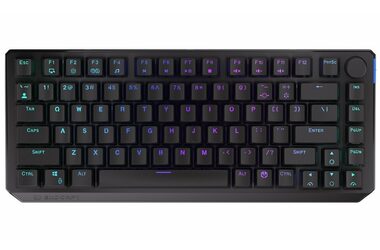 Rozbaleno - Endorfy Thock 75% CZ Black černá / Herní klávesnice / Bezdrátová / USB / CZ layout / 82 kláves / RGB / rozbaleno