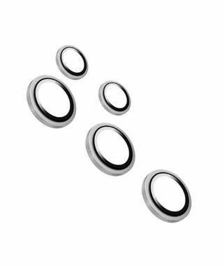 FIXED Ochranná skla čoček fotoaparátů Camera Glass pro Samsung Galaxy S25 Ultra stříbrná