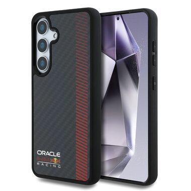 Red Bull Carbon Powerbar MagSafe Zadní Kryt pro Samsung Galaxy S25+ černá