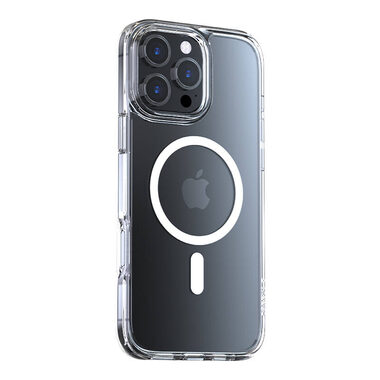 Torras Diamond-Mag case ochranný kryt pro Apple iPhone 16 Pro transparentní