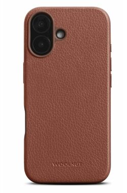 Woolnut Leather Case ochranný kryt pro Apple iPhone 16 hnědá 