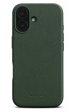 Woolnut Leather Case ochranný kryt pro Apple iPhone 16 zelená 