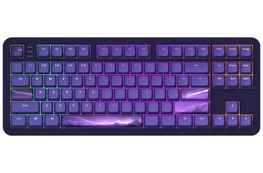Dark Project ALU87B Celestial / herní klávesnice / mechanická / spínače g3ms Voidstone / RGB / USB / 1.8m
