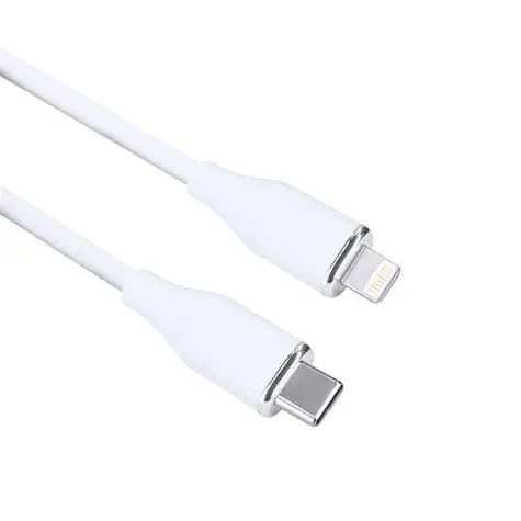 Solight SSC19005-S Kabel USB-C (M) - Lightning (M) 0.5m bílá / silikon 