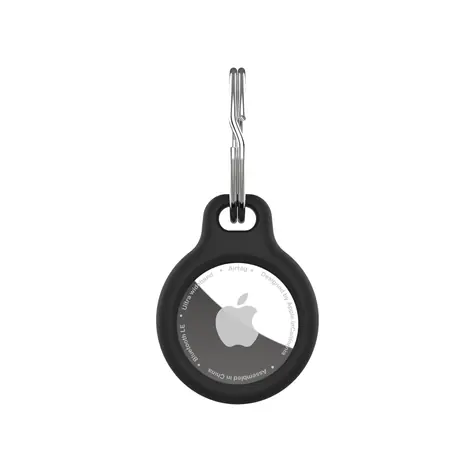 FIXED Silikonové pouzdro silky pro Apple AirTag černé