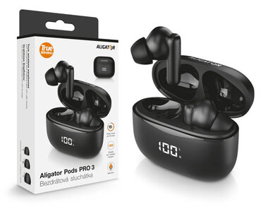 Aligator Bluetooth sluchátka Pods PRO 3 / černá