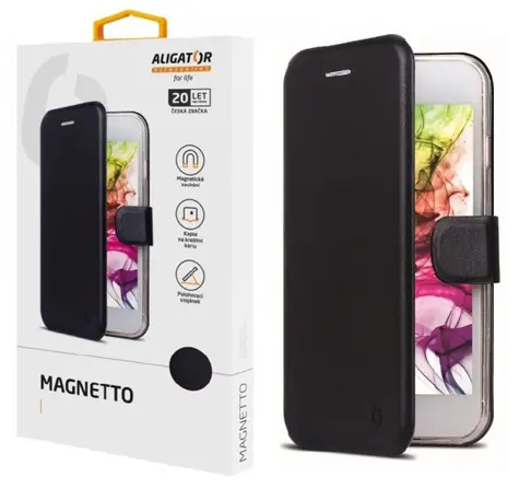 Aligator Pouzdro Magnetto iPhone 14 Plus / Black