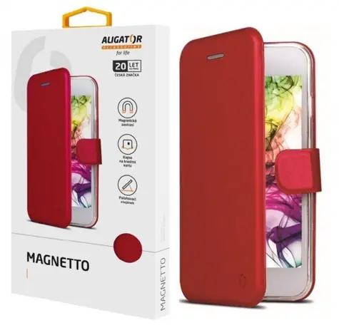 Aligator Pouzdro Magnetto Xiaomi Redmi 9 / Red