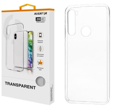 Aligator Pouzdro TRANSPARENT Xiaomi Redmi Note 8