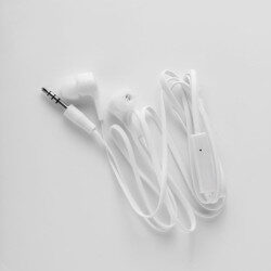 Aligator Sluchátka Hands Free stereo R550 s tlačítkem bílá / originální
