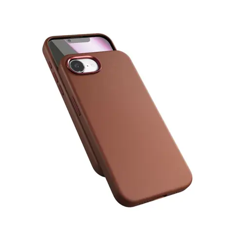Epico Mag+ Leather Case zadní kryt pro Apple iPhone 16e hnědá