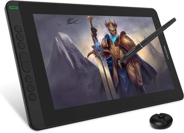 Huion Kamvas 13 fialová / Grafický tablet / 293.76 x 165.24 mm / 5080 LPI / 8192 úrovní tlaku / USB-C 