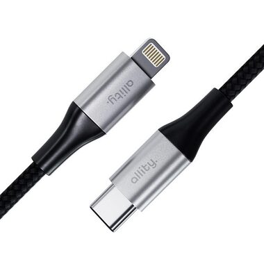 Allity AUC-01 Datový kabel USB-C/Lightning 1m 27W černá