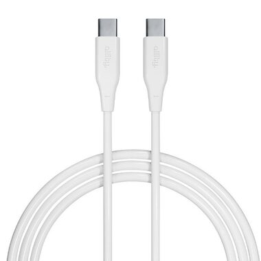 Allity AUC-02 Datový kabel USB-C/USB-C 1m 60W bílá