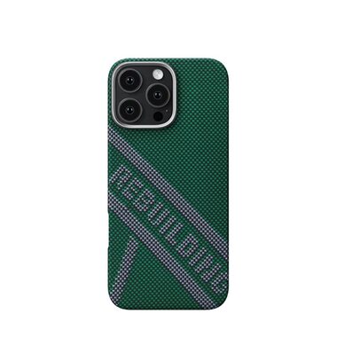 Pitaka Tactile Woven Case Re-TROS Refining ochranný kryt pro iPhone 16 Pro zelená
