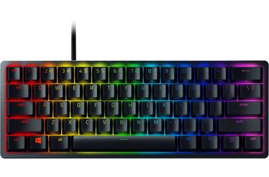 Rozbaleno - Razer Huntsman Mini Red černá / Herní klávesnice / mechanická / drátová (USB-C) / spínače Razer Optical S / rozbaleno