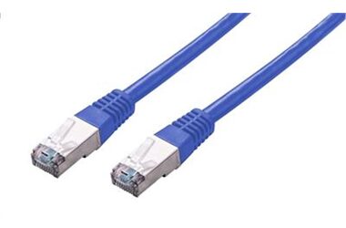 C-TECH patchcord Cat5e Kabel FTP 0.5 m modrá