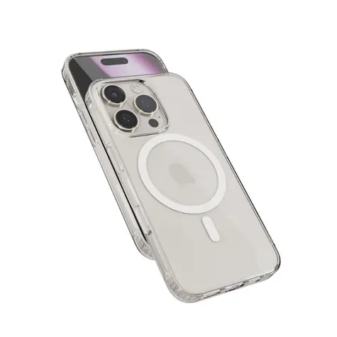 Epico ImpactBuffer Mag+ ochranný kryt s MagSafe pro iPhone 16 Pro transparentní