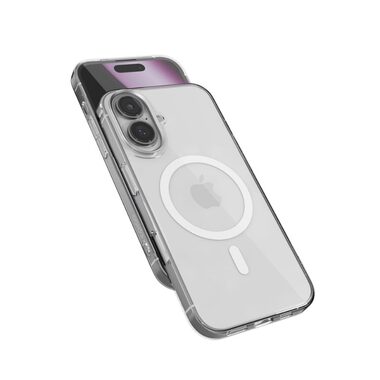 Epico SlimGlass Mag+ ochranný kryt s Mag Safe pro iPhone 16 transparentní