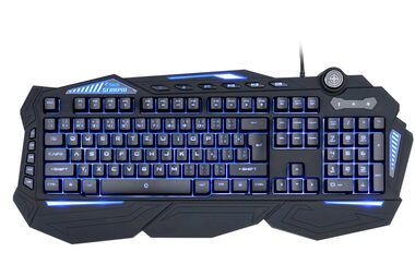 C-TECH Scorpia V2 černá / Herní klávesnice / membránová / RGB / USB-A / CZ/SK layout