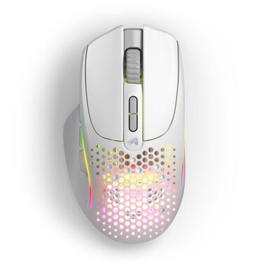 Glorious Model I 2 Wireless bílá / herní bezdrátová myš / 26000 DPI / BT + 2.4GHz + USB / 9 tlačítek / RGB