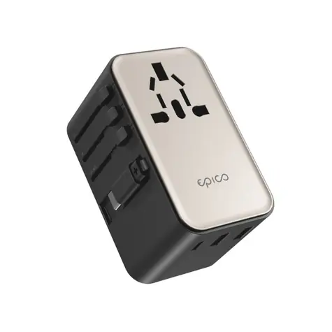 Epico UltraBoost EU45 70W GaN univerzální cestovní adaptér titanová