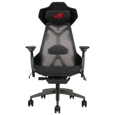 ASUS ROG Destrier Ergo černá / Herní židle / nastavitelná / látková / pojezd. kolečka / nosnost 150 kg 