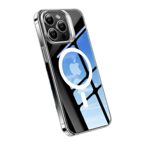 Torras UPRO Lstand Clear-Mag ochranný kryt pro Apple iPhone 15 Pro transparentní