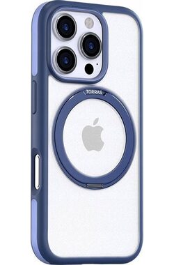 Torras Ostand R Fusion ochranný kryt pro Apple iPhone 16 Pro Max modrá