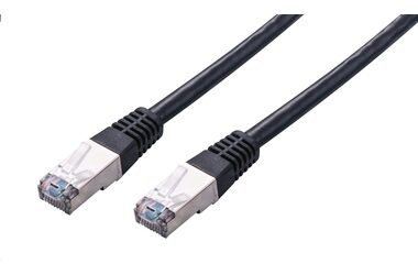 C-TECH patchcord Cat5e FTP 0.5 m černá