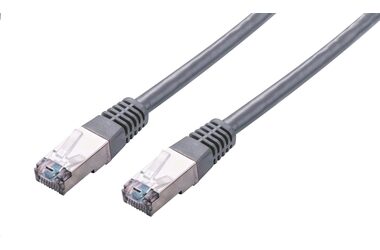 C-TECH patchcord Cat5e FTP 0.5 m šedá