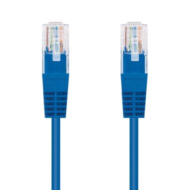 C-TECH patchcord Cat5e UTP 0.5 m modrá