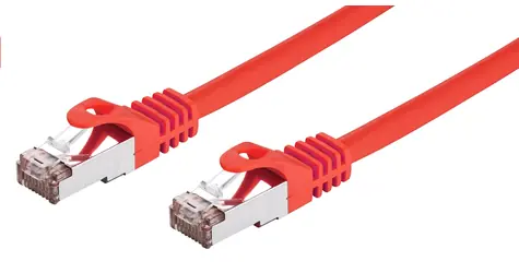 C-TECH patchcord Cat6 FTP 0.5 m červená