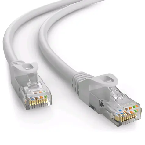 C-TECH patchcord Cat6 UTP 40 m šedá