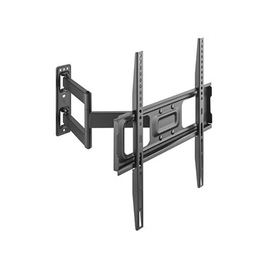 Brateck LPA69-443 černá / Výsuvný nástěnný držák pro TV 32"-55" / polohovatelný / nosnost 35kg