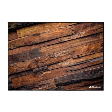 Sharkoon SKILLER SFM12 Wood hnědá / podložka pod židli / 140x100cm 