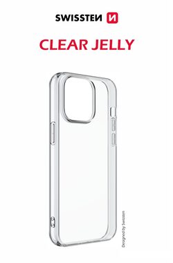 SWISSTEN CLEAR JELLY pouzdro pro XIAOMI REDMI NOTE 14 5G transparentní