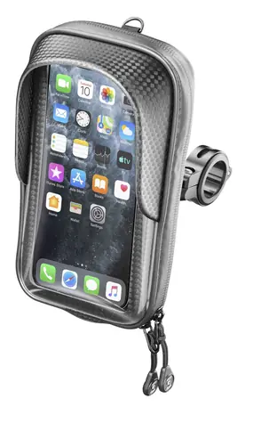 Interphone Univerzální voděodolné pouzdro na mobilní telefony Master Pro úchyt na řídítka max. 6.7" černé