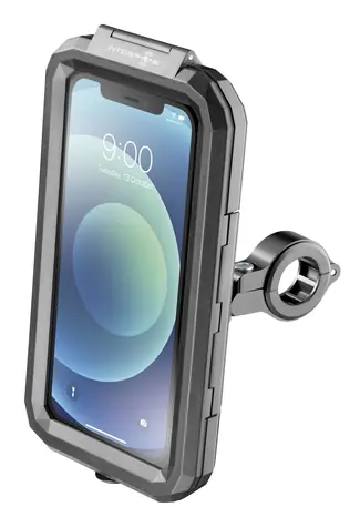 Interphone Univerzální voděodolné pouzdro na mobilní telefony Armor úchyt na řídítka max. 5.8" černé