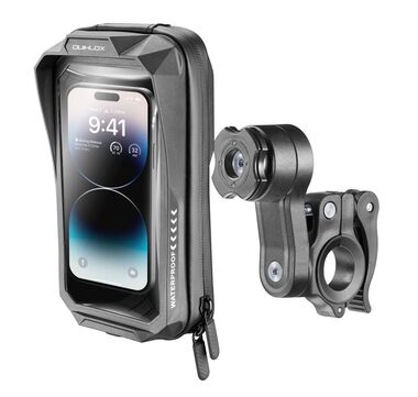 Interphone Univerzální voděodolné pouzdro na mobilní telefony QUIKLOX Waterproof max. 7" úchyt na řídítka