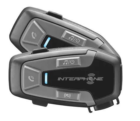 Interphone Bluetooth headset pro uzavřené a otevřené přilby U-COM6R Twin Pack