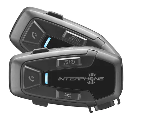 Interphone Bluetooth headset pro uzavřené a otevřené přilby U-COM7R Twin Pack