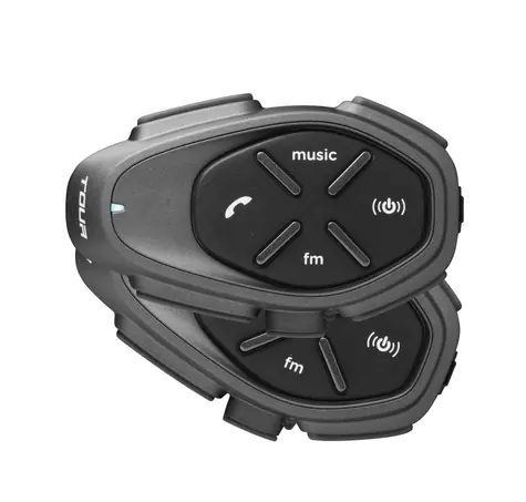 Interphone Bluetooth handsfree pro uzavřené a otevřené přilby CellularLine TOUR HD Twin Pack
